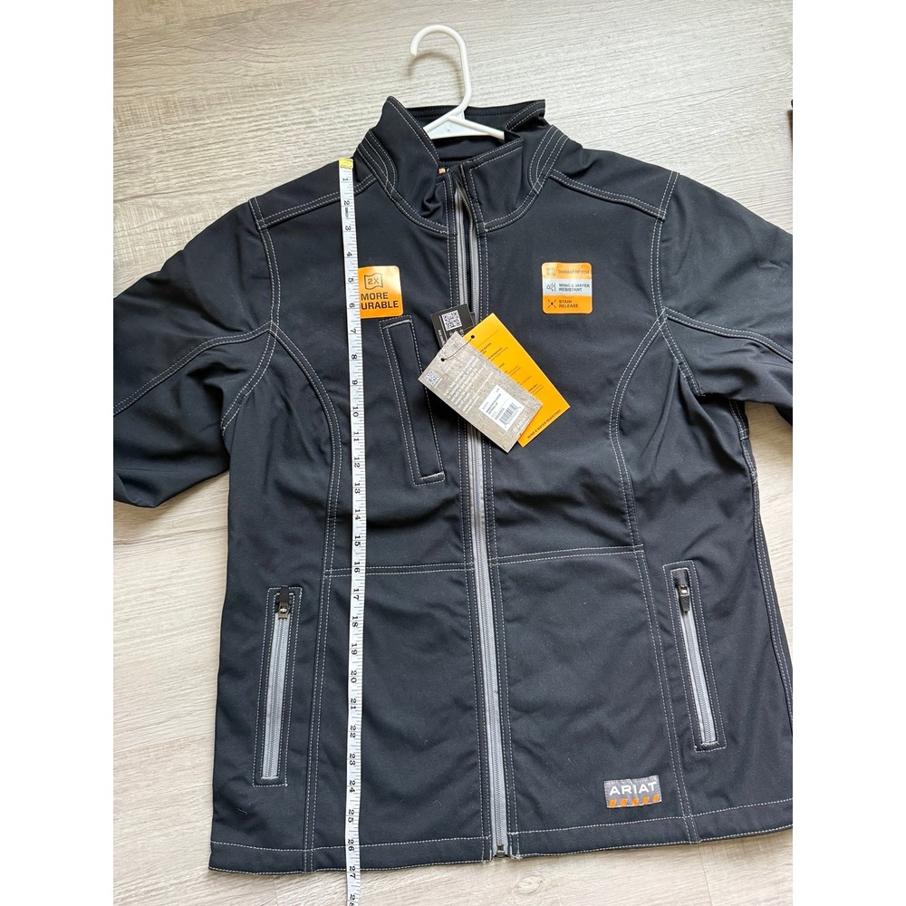 NWT Ariat Women's Rebar Softshell Jacket black large